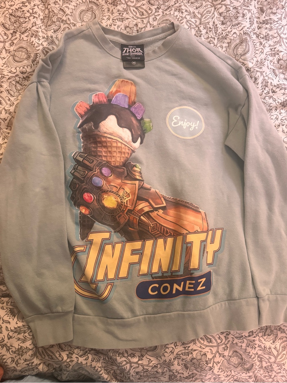 Marvel Thor Love & Thunder Infinity Conez Sweater Size XSmall Boxlunch Exclusive